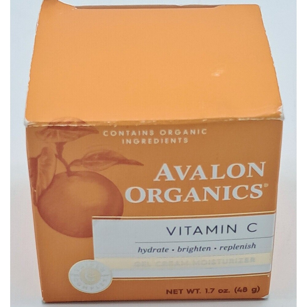 Avalon Organics Gel Cream Moisturizer with Vitamin C, 1.7 Oz
